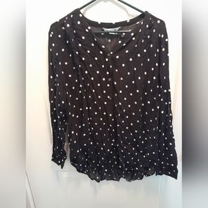 Old Navy Polka Dot Tunic, Size XXL